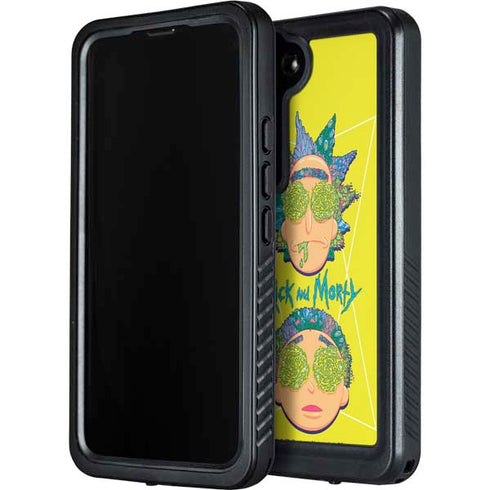 Adult Swim Rick and Morty Rick and Morty Portal Eyes Galaxy S24 Plus Waterproof Case