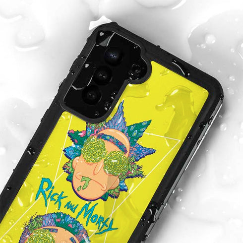 Adult Swim Rick and Morty Rick and Morty Portal Eyes Galaxy S24 Plus Waterproof Case