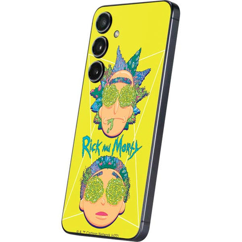 Adult Swim Rick and Morty Rick and Morty Portal Eyes Galaxy S24 Skin