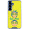 Adult Swim Rick and Morty Rick and Morty Portal Eyes Galaxy S25 Plus Clear Case
