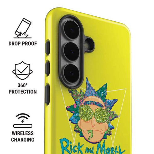 Adult Swim Rick and Morty Rick and Morty Portal Eyes Galaxy S26 Impact Case