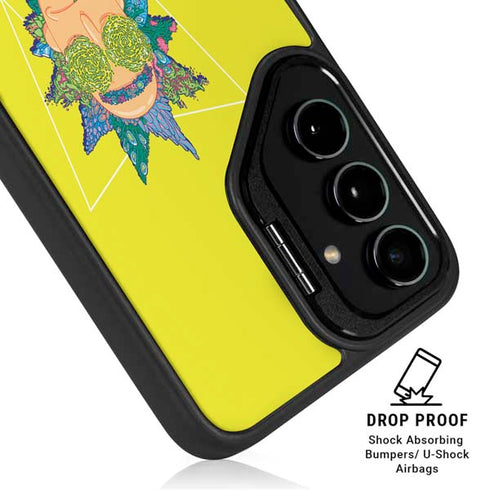 Adult Swim Rick and Morty Rick and Morty Portal Eyes Galaxy S26 Plus Kickstand Case