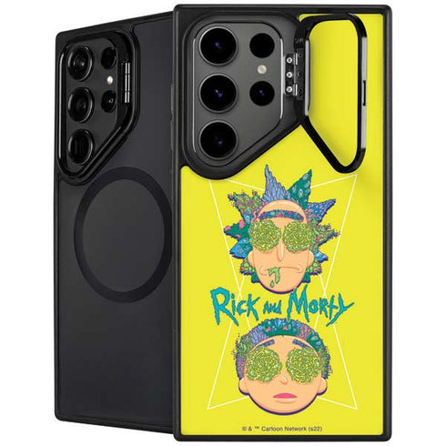 Adult Swim Rick and Morty Rick and Morty Portal Eyes Galaxy S26 Ultra Kickstand Case
