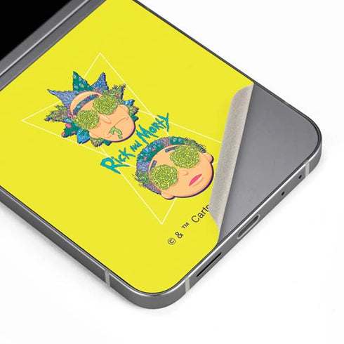Adult Swim Rick and Morty Rick and Morty Portal Eyes Galaxy Z Flip6 Skin