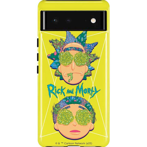 Adult Swim Rick and Morty Rick and Morty Portal Eyes Pixel Cases