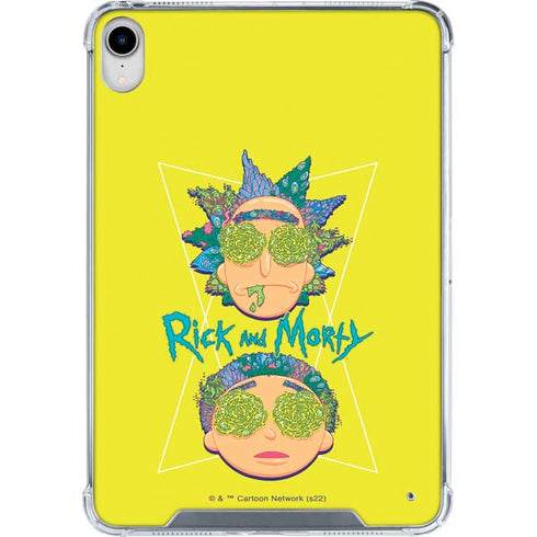 Adult Swim Rick and Morty Rick and Morty Portal Eyes iPad 11th Gen (2025) Clear Case