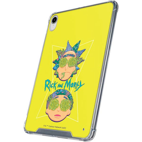 Adult Swim Rick and Morty Rick and Morty Portal Eyes iPad 11th Gen (2025) Clear Case