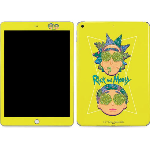 Adult Swim Rick and Morty Rick and Morty Portal Eyes Apple iPad Skin