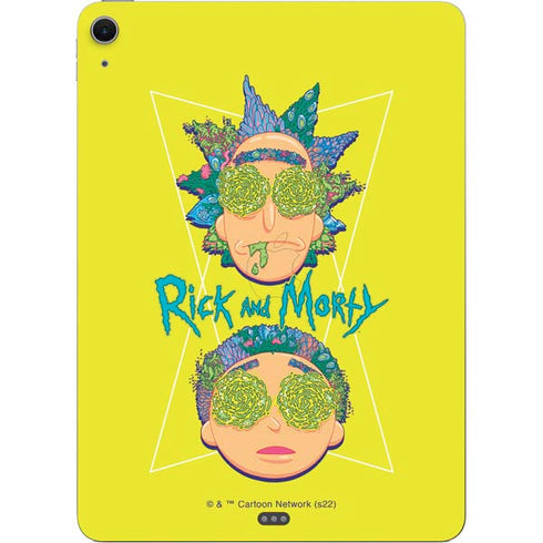 Adult Swim Rick and Morty Rick and Morty Portal Eyes Apple iPad Air Skin