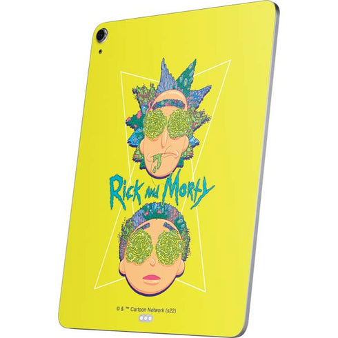 Adult Swim Rick and Morty Rick and Morty Portal Eyes Apple iPad Air Skin