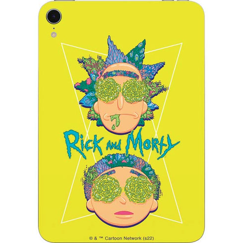 Adult Swim Rick and Morty Rick and Morty Portal Eyes Apple iPad Mini Skin