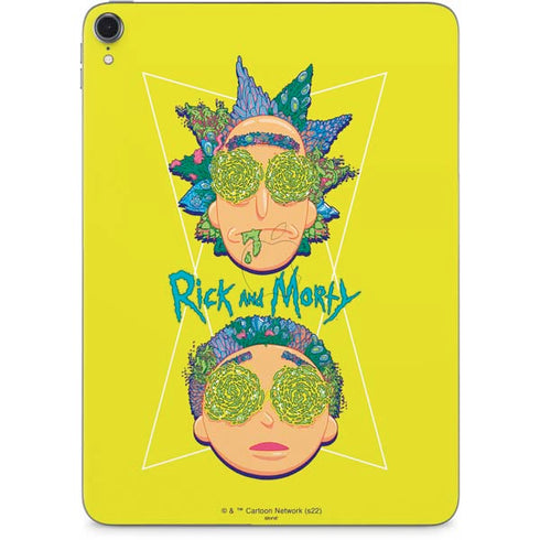 Adult Swim Rick and Morty Rick and Morty Portal Eyes Apple iPad Pro Skin