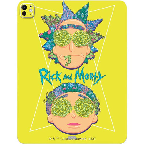 Adult Swim Rick and Morty Rick and Morty Portal Eyes iPad Pro 13in M4 (2024) Skin