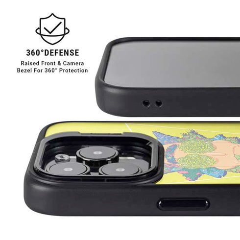 Adult Swim Rick and Morty Rick and Morty Portal Eyes iPhone 14 Pro Max Kickstand Case