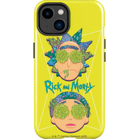 Adult Swim Rick and Morty Rick and Morty Portal Eyes iPhone 15 Impact Case