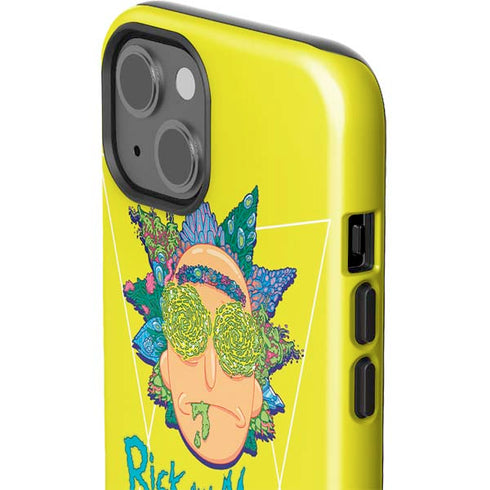 Adult Swim Rick and Morty Rick and Morty Portal Eyes iPhone 15 Impact Case