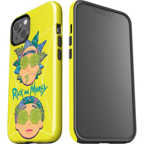 Adult Swim Rick and Morty Rick and Morty Portal Eyes iPhone 15 Impact Case
