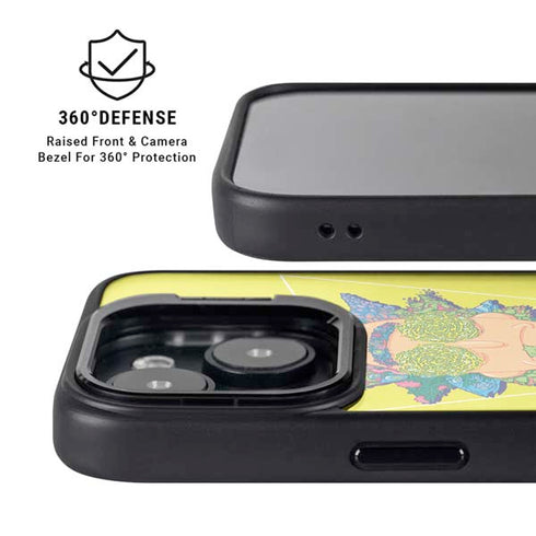 Adult Swim Rick and Morty Rick and Morty Portal Eyes iPhone 15 Kickstand Case