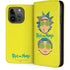 Adult Swim Rick and Morty Rick and Morty Portal Eyes iPhone 15 Pro Folio Case