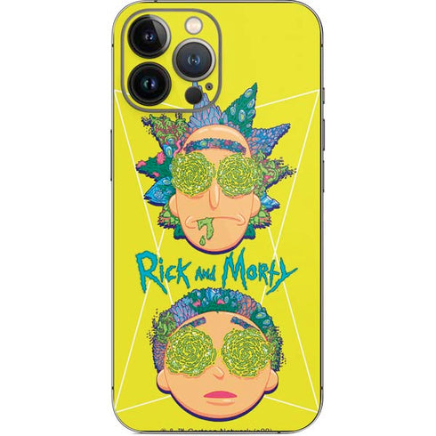 Adult Swim Rick and Morty Rick and Morty Portal Eyes iPhone 15 Pro Max Skin