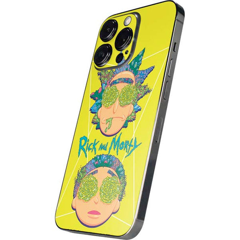 Adult Swim Rick and Morty Rick and Morty Portal Eyes iPhone 15 Pro Max Skin