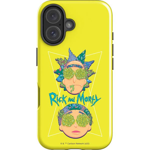 Adult Swim Rick and Morty Rick and Morty Portal Eyes iPhone 16 Plus Impact Case