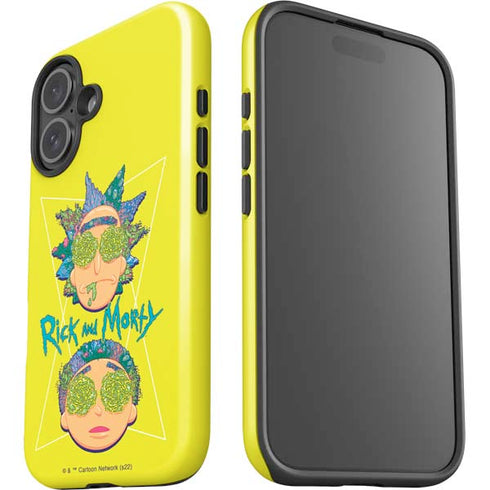 Adult Swim Rick and Morty Rick and Morty Portal Eyes iPhone 16 Plus Impact Case