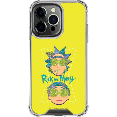Adult Swim Rick and Morty Rick and Morty Portal Eyes iPhone 16 Pro Clear Case