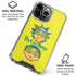 Adult Swim Rick and Morty Rick and Morty Portal Eyes iPhone 16 Pro Clear Case