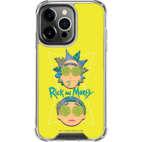 Adult Swim Rick and Morty Rick and Morty Portal Eyes iPhone 16 Pro Max Clear Case