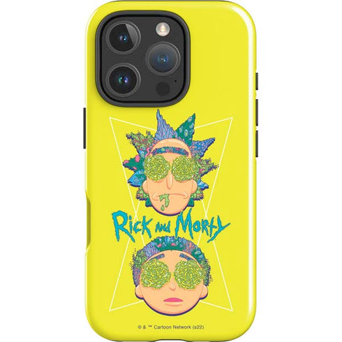 Adult Swim Rick and Morty Rick and Morty Portal Eyes iPhone 16 Pro Max Impact Case