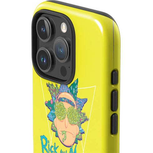 Adult Swim Rick and Morty Rick and Morty Portal Eyes iPhone 16 Pro Max Impact Case