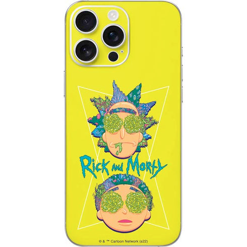 Adult Swim Rick and Morty Rick and Morty Portal Eyes iPhone 16 Pro Max Skin