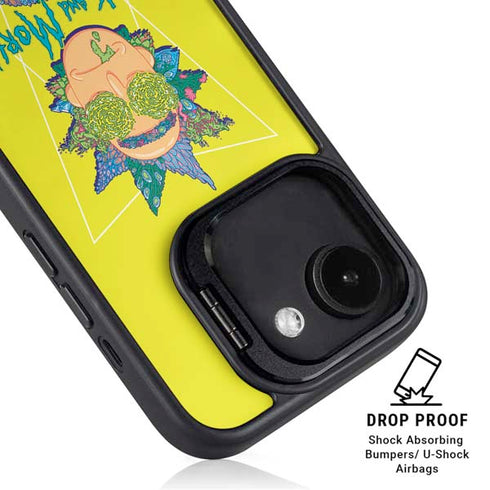 Adult Swim Rick and Morty Rick and Morty Portal Eyes iPhone 16e Kickstand Case