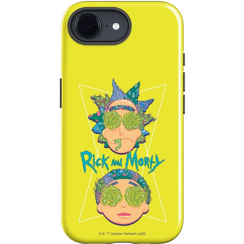Adult Swim Rick and Morty Rick and Morty Portal Eyes iPhone 16e Impact Case