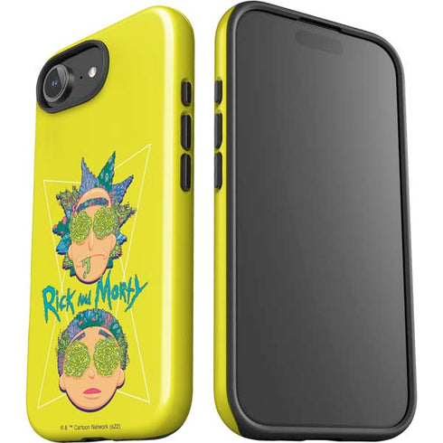 Adult Swim Rick and Morty Rick and Morty Portal Eyes iPhone 16e Impact Case