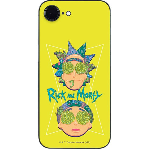 Adult Swim Rick and Morty Rick and Morty Portal Eyes iPhone 16e Skin