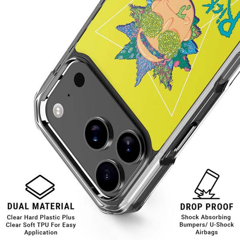 Adult Swim Rick and Morty Rick and Morty Portal Eyes iPhone 18 Pro Clear Case