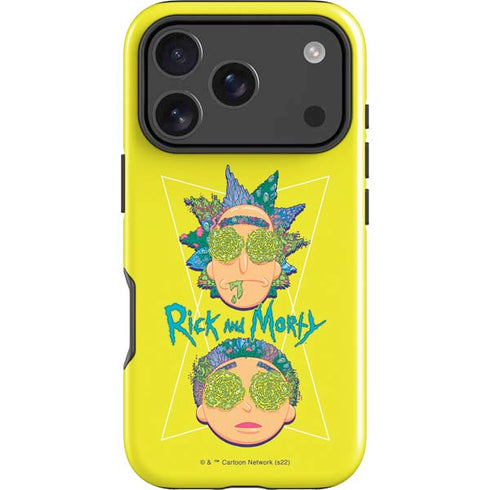Adult Swim Rick and Morty Rick and Morty Portal Eyes iPhone 18 Pro Impact Case