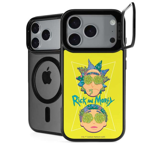 Adult Swim Rick and Morty Rick and Morty Portal Eyes iPhone 18 Pro Kickstand Case