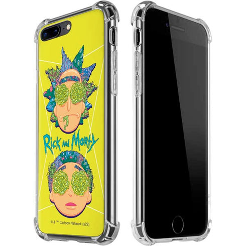 Adult Swim Rick and Morty Rick and Morty Portal Eyes iPhone Cases