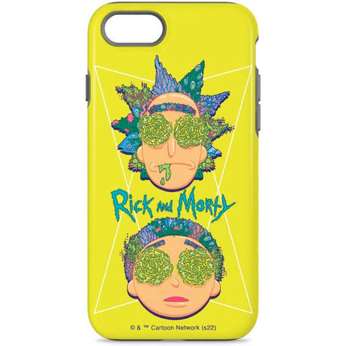 Adult Swim Rick and Morty Rick and Morty Portal Eyes iPhone Cases