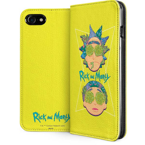 Adult Swim Rick and Morty Rick and Morty Portal Eyes iPhone SE (2nd & 3rd Gen) Folio Case