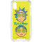 Adult Swim Rick and Morty Rick and Morty Portal Eyes iPhone XS Clear Case