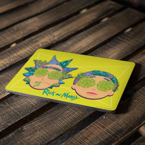 Adult Swim Rick and Morty Rick and Morty Portal Eyes Apple MacBook Air Skin