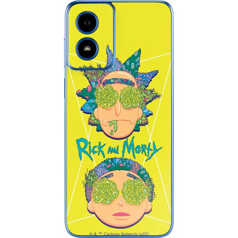 Adult Swim Rick and Morty Rick and Morty Portal Eyes Moto G Play 4G (2024) Skin