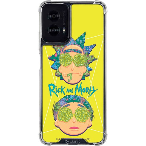 Adult Swim Rick and Morty Rick and Morty Portal Eyes Moto G Power 5G (2024) Clear Case