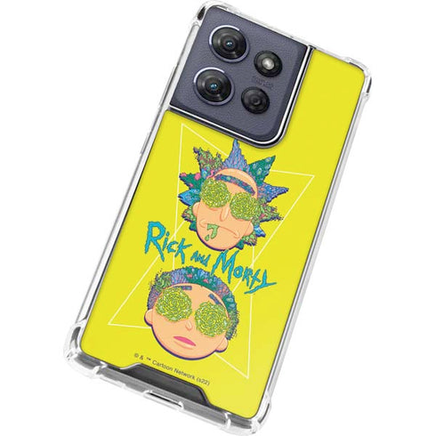 Adult Swim Rick and Morty Rick and Morty Portal Eyes Moto G Power 5G (2025) Clear Case