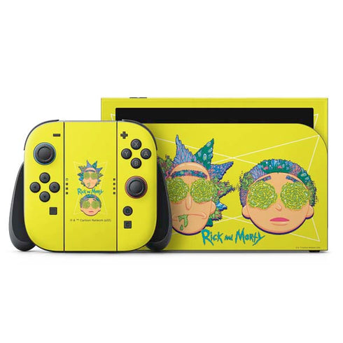Adult Swim Rick and Morty Rick and Morty Portal Eyes Nintendo Skins