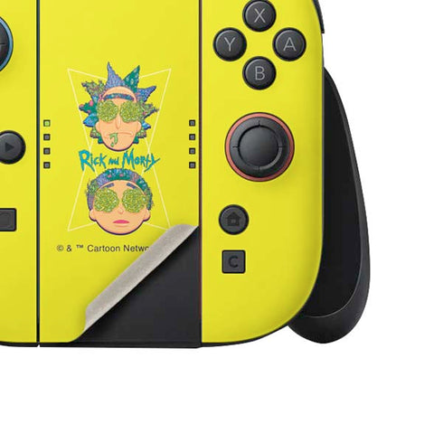Adult Swim Rick and Morty Rick and Morty Portal Eyes Nintendo Switch 2 (2025) Joy-Con Controller Skin
